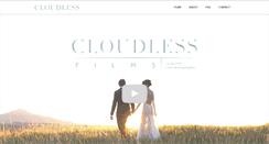 Desktop Screenshot of cloudlessweddings.com